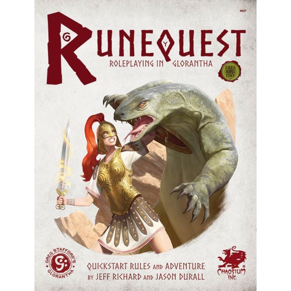 Runequest RPG - Roleplaying in Glorantha - Quickstart Rules