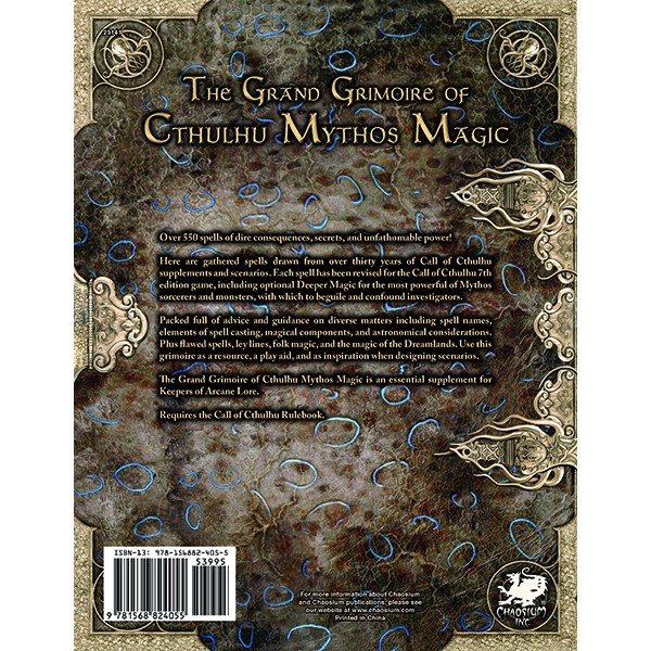 Call of Cthulhu RPG - The Grand Grimoire of Cthulhu Mythos Magic HC