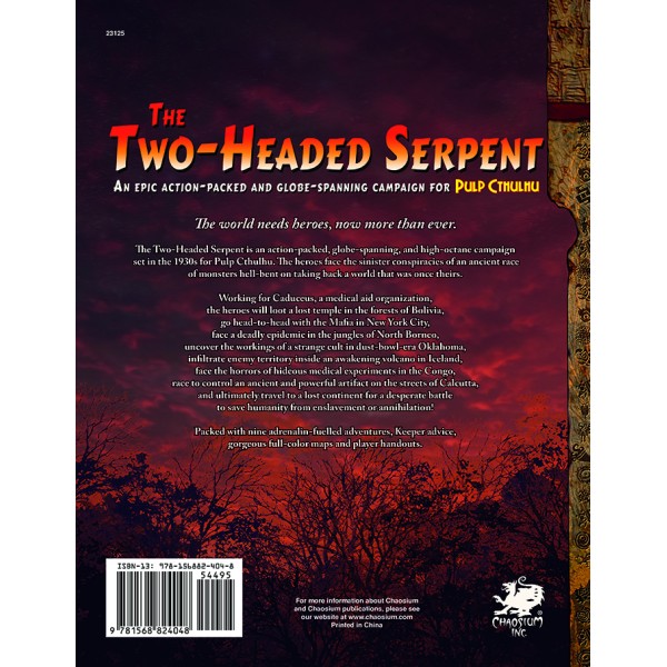 Call of Cthulhu RPG - The Two-Headed Serpent Hardcover