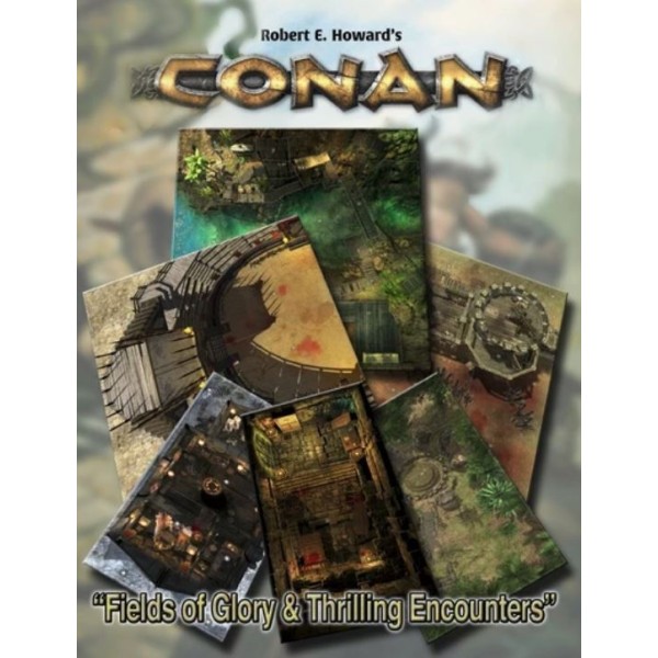 Conan - RPG - Fields of Glory and Thrilling Encounters - Geomorphic Tiles Set