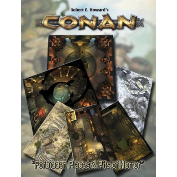 Conan - RPG - Forbidden Places & Pits of Horror Geomorphic Tiles Set