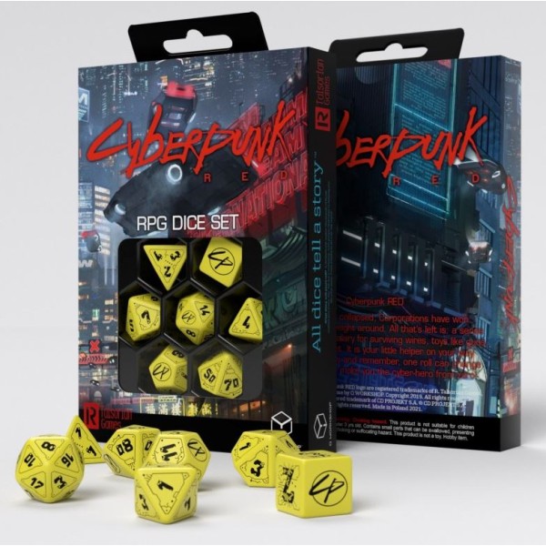 Cyberpunk Red - Roleplaying Game - Danger Zone Dice Set