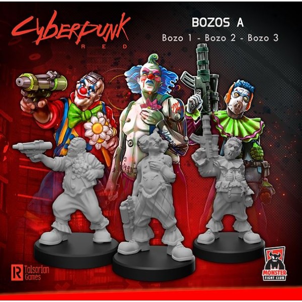 Cyberpunk Red Miniatures - Bozos A