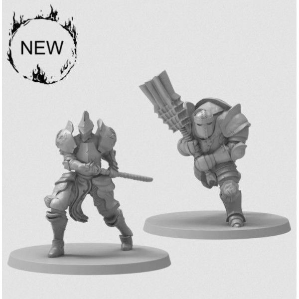 Dark Souls RPG - Fantasy Miniatures - Captains and Warriors