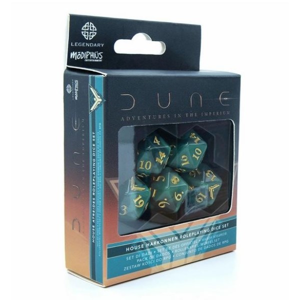 Dune RPG - Adventures in the Imperium – Dice Set: Atreides