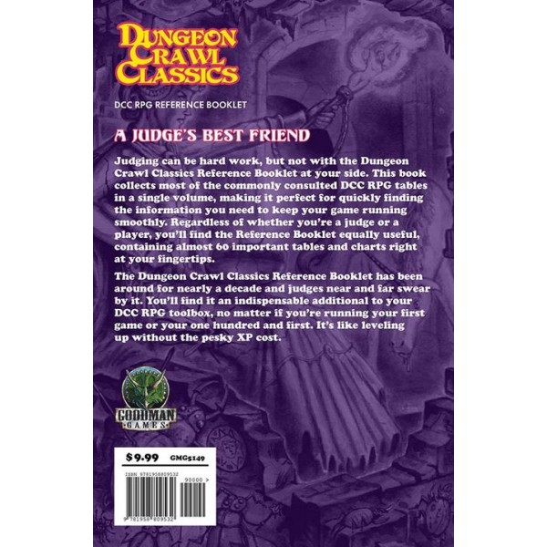 Dungeon Crawl Classics - RPG Reference Booklet