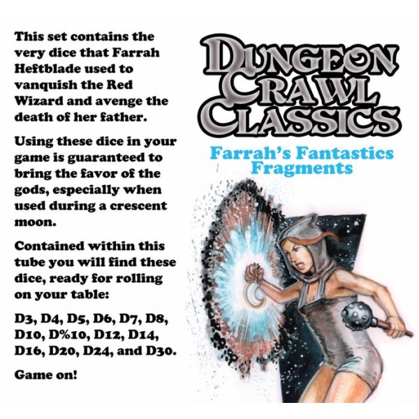 Dungeon Crawl Classics - Dice Set - Farrah’s Fantastic Fragments