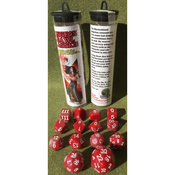 Dungeon Crawl Classics - Dice Set - Marvels of the Mustachioed Magician
