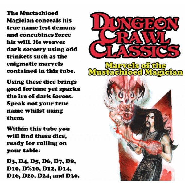 Dungeon Crawl Classics - Dice Set - Marvels of the Mustachioed Magician