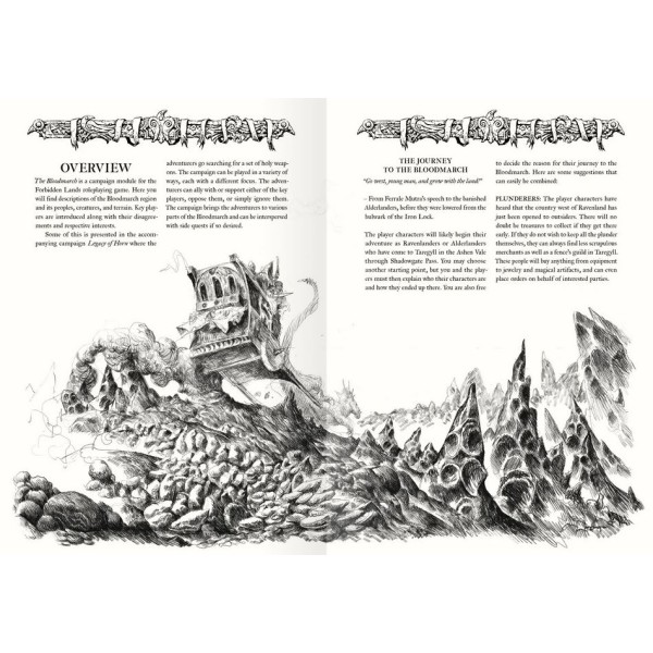 Forbidden Lands RPG - The Bloodmarch - Campaign Book