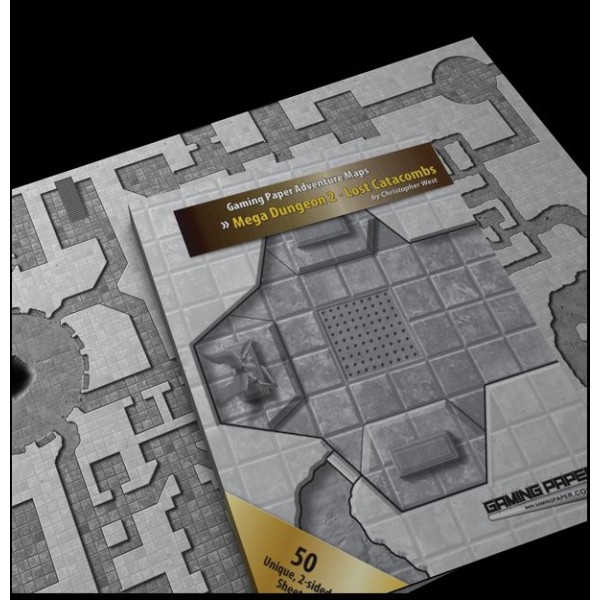 Clearance - Gaming Paper - Adventure Maps - Mega Dungeon 2 – Lost Catacombs