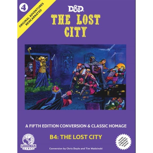Clearance - Goodman Games - Fifth Edition Fantasy - Original Adventures #4 Reincarnated - The Lost City (Some Cover Scuffing)