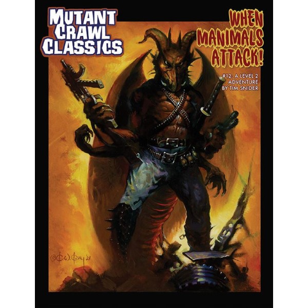 Mutant Crawl Classics - Role Playing Game - #12 When Manimals Attack
