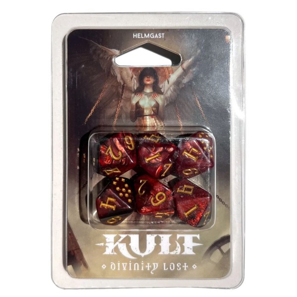 Kult - Divinity Lost - RPG - Dice Set (Inferno Edition)