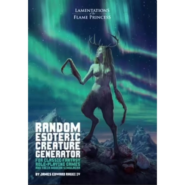 Lamentations of the Flame Princess - Random Esoteric Creature Generator for Classic Fantasy Role-Playing Games and their Modern Simulacra