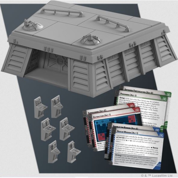 Star Wars - Legion Miniatures Game - Imperial Bunker Battlefield Expansion