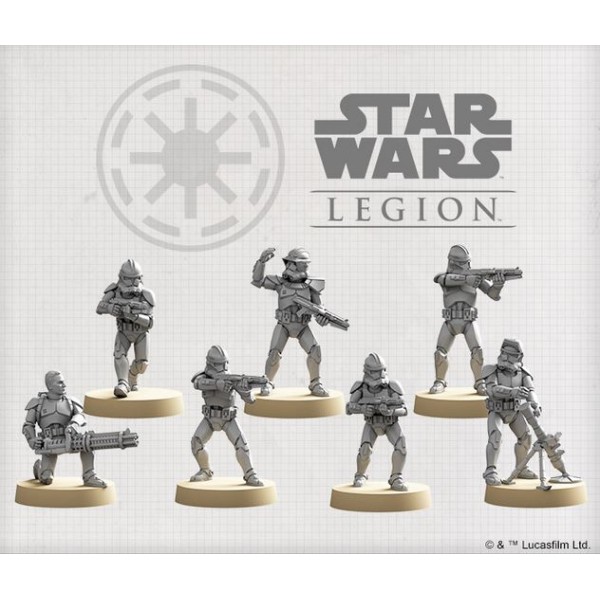 Star Wars - Legion Miniatures Game - Phase II Clone Troopers Unit Expansion