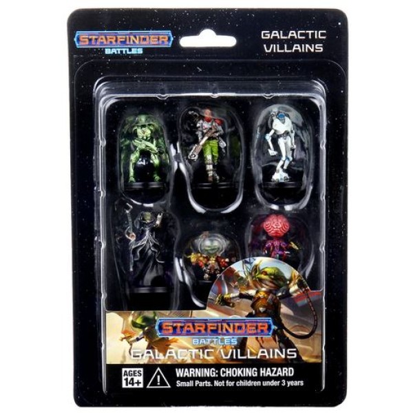Clearance - Starfinder RPG - Pre-painted Miniatures - Galactic Villains