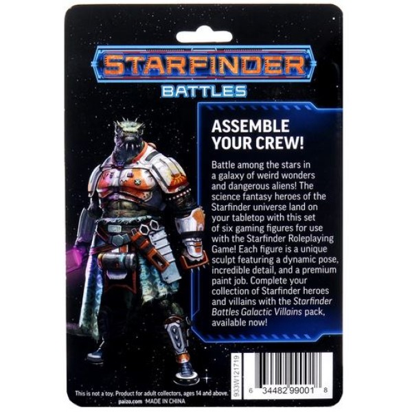 Clearance - Starfinder RPG - Pre-painted Miniatures - Galactic Heroes