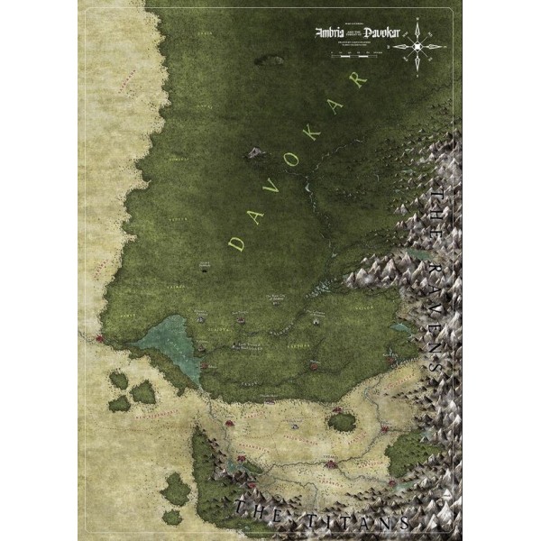 Symbaroum RPG - Ambria and Davokar map set