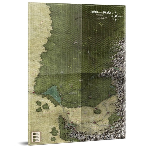 Symbaroum RPG - Ambria and Davokar map set (Hex Version)