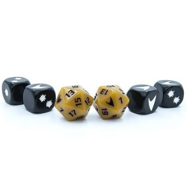 Star Trek Adventures - RPG - Gold Operations Division Dice Set