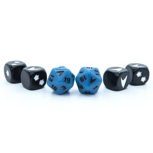 Star Trek Adventures - RPG - Blue Sciences Division Dice Set