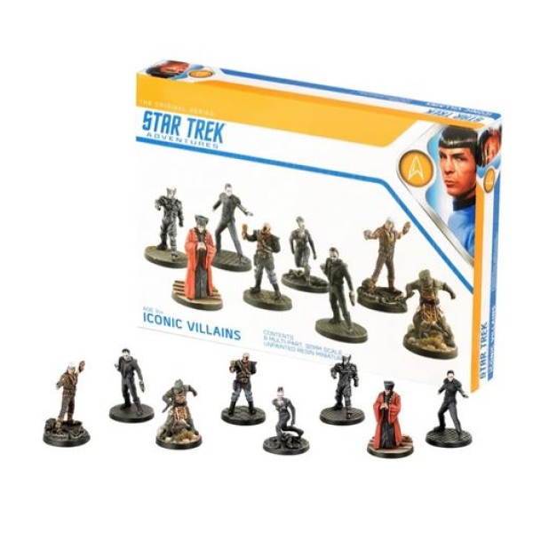 Star Trek Adventures - RPG 32mm Miniatures - Iconic Villains Box Set