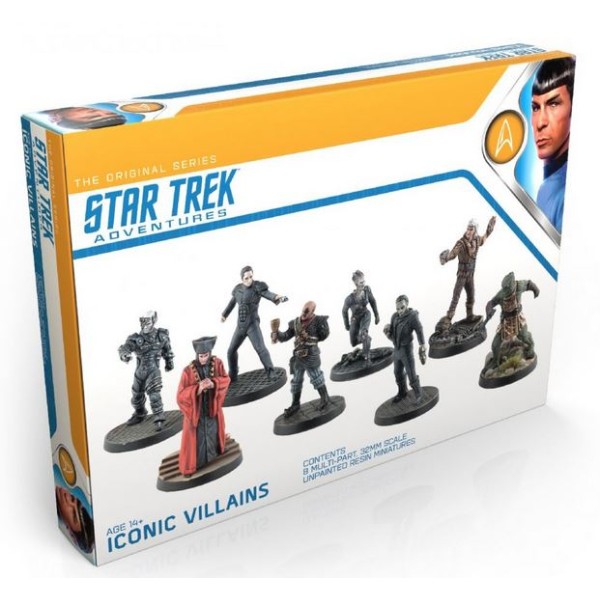 Star Trek Adventures - RPG 32mm Miniatures - Iconic Villains Box Set