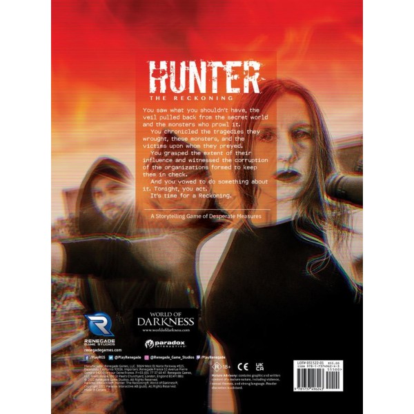 Hunter: The Reckoning - 5th Edition Roleplaying Game - Core Rulebook