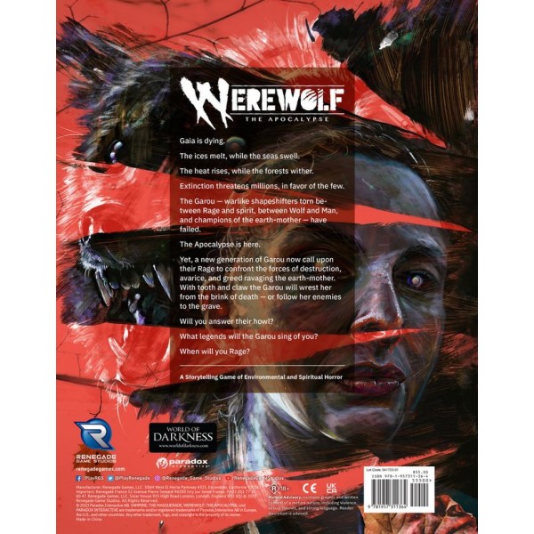 Werewolf: The Apocalypse - 5th Edition Roleplaying Game - Core Rulebook