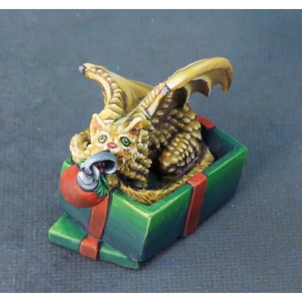 Reaper - Christmas Miniatures - Cat Dragon