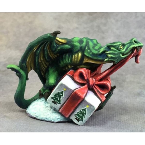 Reaper - Christmas Miniatures - Wrapping Dragon