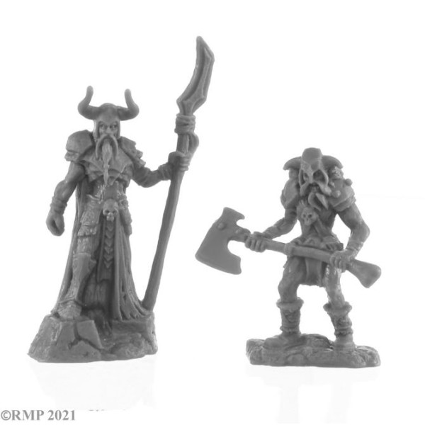 Reaper Bones Black - Rune Wight Thane and Jarl (2)