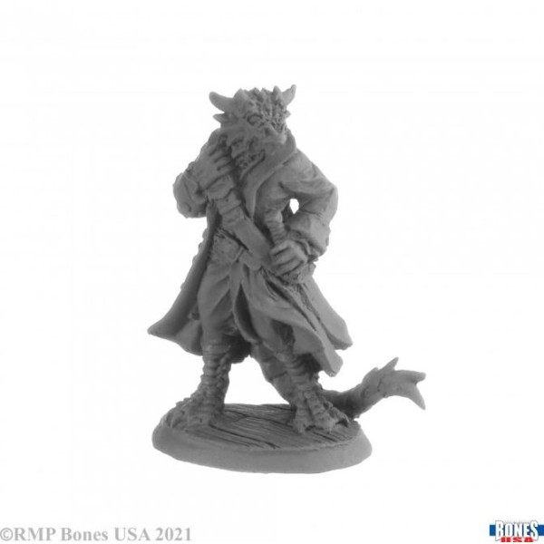 Reaper - Bones USA - Captain Blackscale, Dragonfolk Pirate