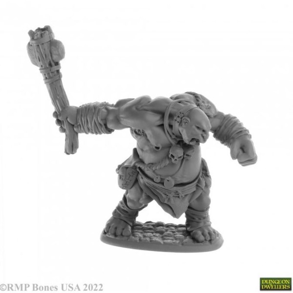 Reaper Dungeon Dwellers (Bones USA Plastic)  - Ogre Clubber