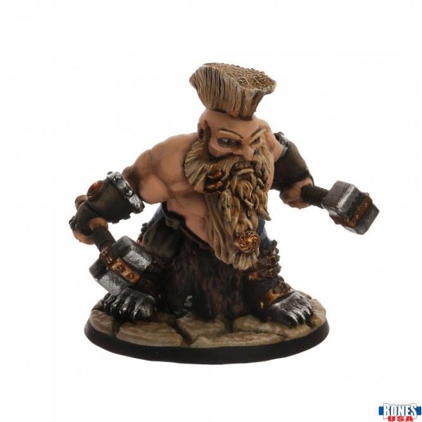 Reaper - Bones USA - Dorn Ironspike, Dwarf Warrior 