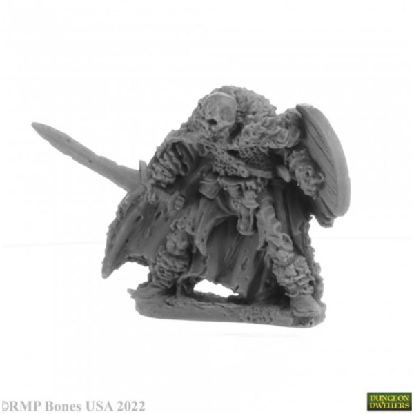 Reaper Dungeon Dwellers (Bones USA Plastic) - Crypt Guardian Skeleton