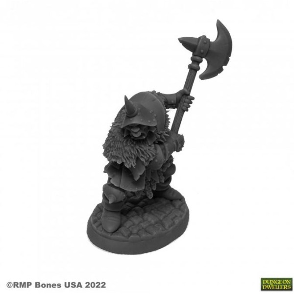 Reaper Dungeon Dwellers (Bones USA Plastic) - Orcs of the Ragged Wound Leaders (2)