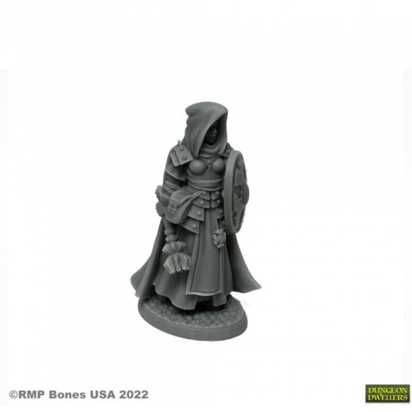 Reaper Dungeon Dwellers (Bones USA Plastic) - Sister Ailene, Human Cleric