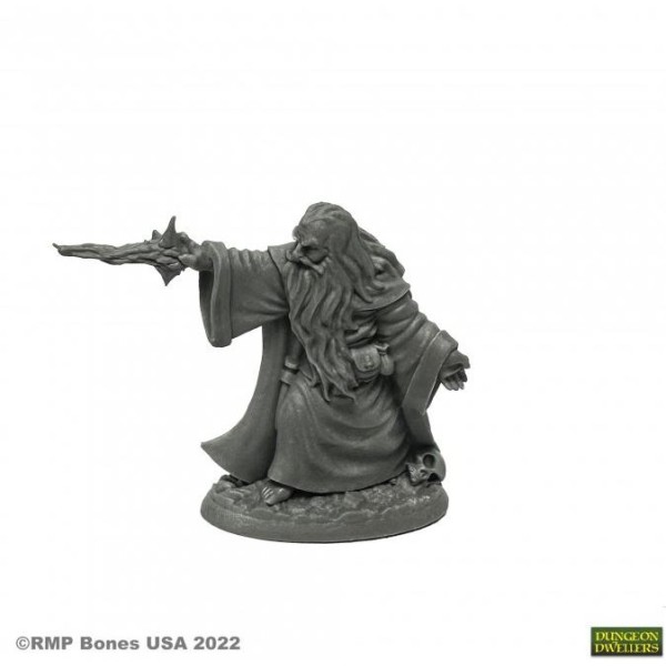 Reaper Dungeon Dwellers (Bones USA Plastic) - Erebus Nalas, Evil Sorcerer