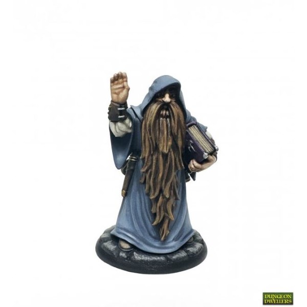 Reaper Dungeon Dwellers (Bones USA Plastic) - Belevos, Traveling Wizard