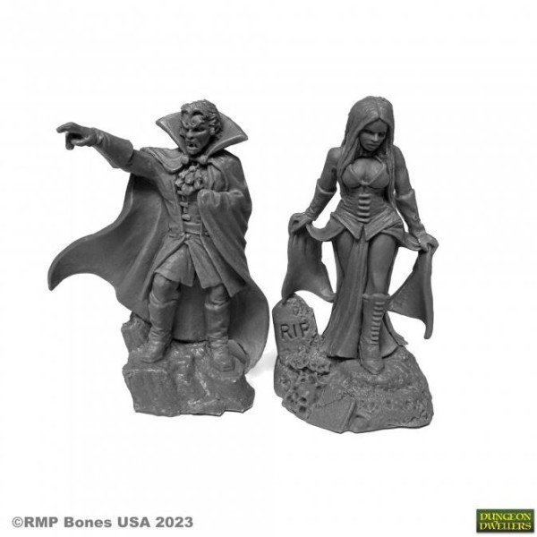 Reaper Dungeon Dwellers (Bones USA Plastic) - Vampire Bloodlords