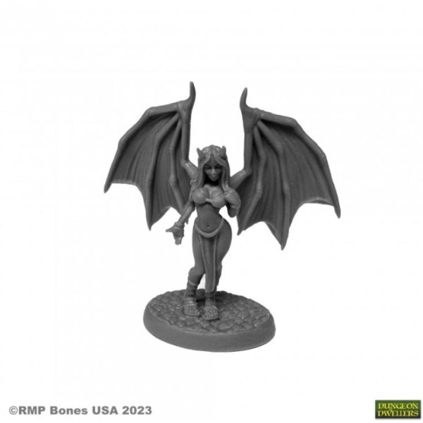 Reaper Dungeon Dwellers (Bones USA Plastic) - Tirika, Succubus Demon