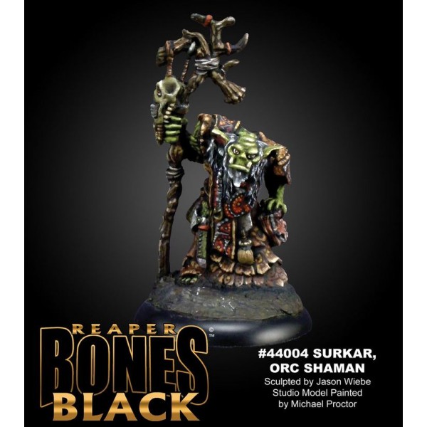 Reaper Bones Black - Surkar, Orc Shaman