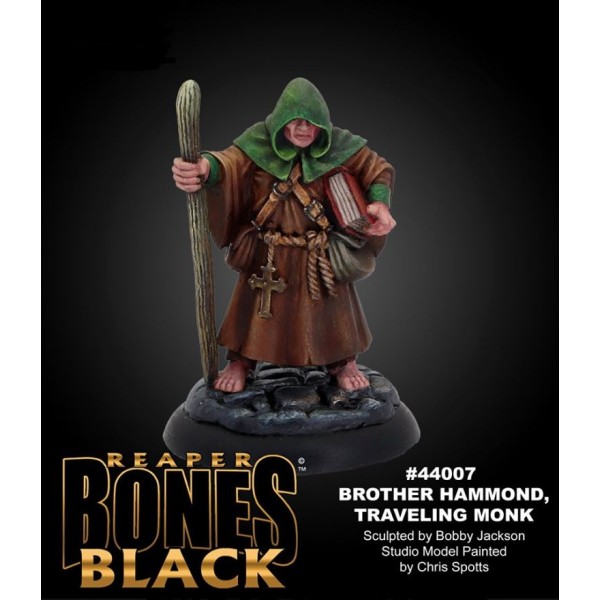 Reaper Bones Black - Brother Hammond, Traveling Monk