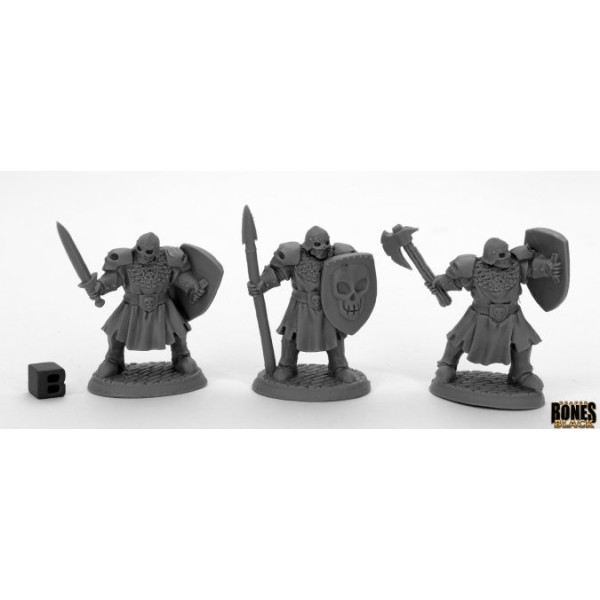 Reaper Bones Black - Maggotcrown Men at Arms (3)