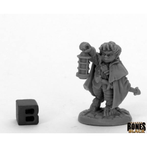 Reaper Bones Black - Bergamot, Halfling Scout