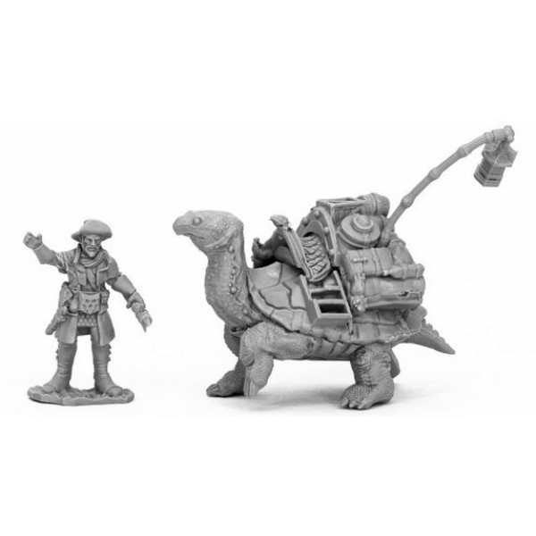 Reaper Bones Black - Dreadmere Tortoise & Drayman