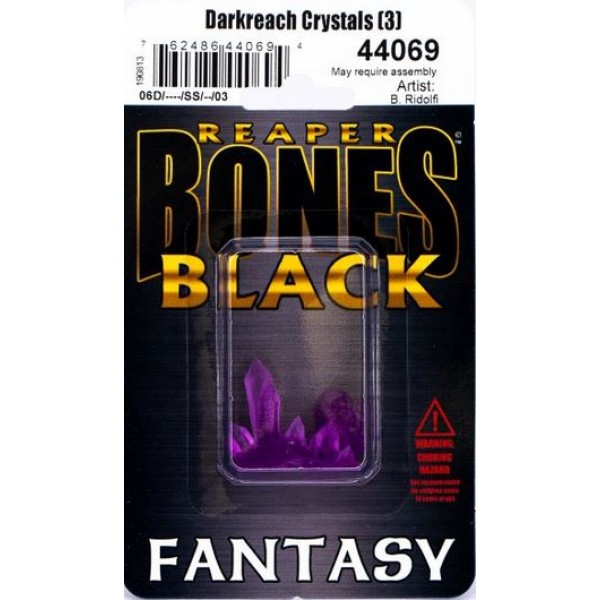 Reaper Bones Black - Darkreach Crystals (3)
